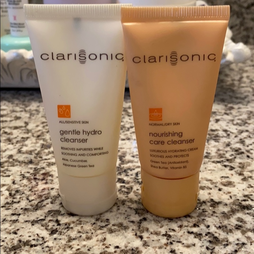 2 mini Clarisonic brush face cleansers